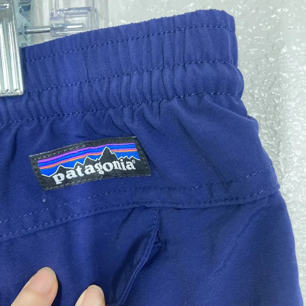 Patagonia Pants Mens Extra Large Blue Nylon Lined Elastic Cuff Drawstring 55211 - Picture 11 of 16